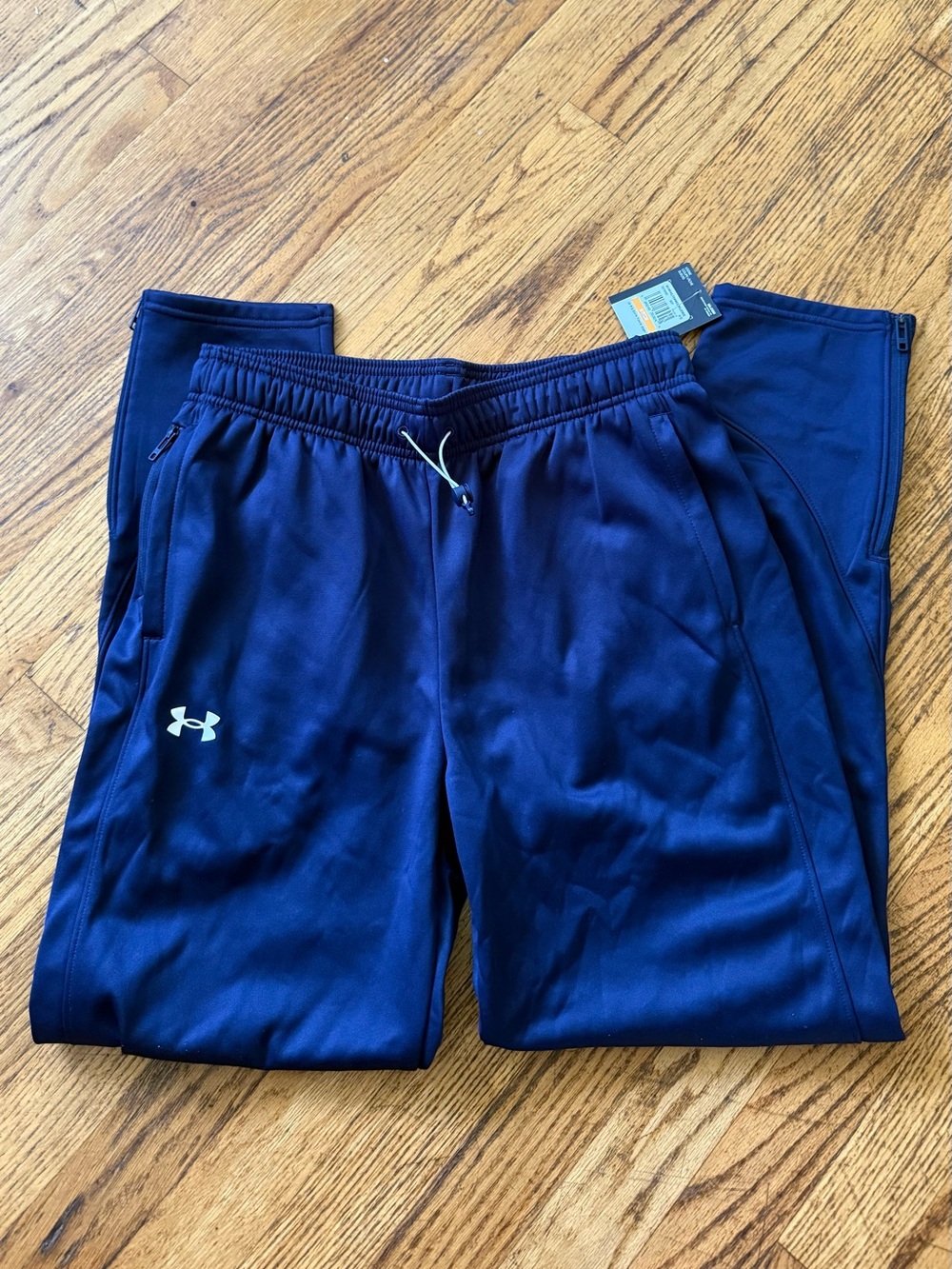 Under Armour Navy Blue Track Pants